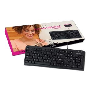 Keyboard CANYON CNR-KEYB6U USB, Juoda