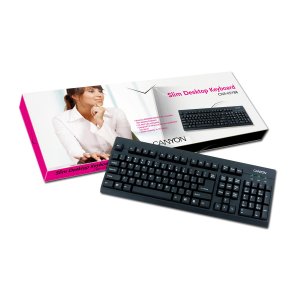 Keyboard CANYON CNR-KEYB8 PS/2, Juoda