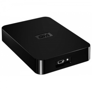 WESTERN DIGITAL 2.5",1TB,USB 2.0, Juoda