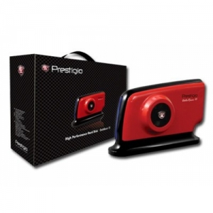 PRESTIGIO DataRacer III 3.5",1.5TB,USB 2.0,eSATA,  Juoda Raudona