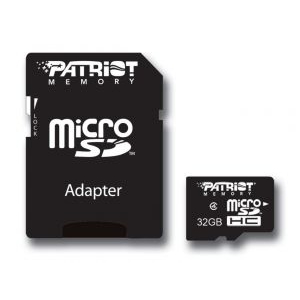 PATRIOT Signature Line NAND Flash Micro SDHC 16GB Class 4 