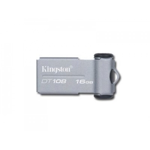 KINGSTON 16GB USB 2.0, DataTraveler 108 , Pilka