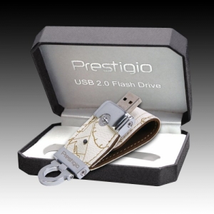 PRESTIGIO 8GB USB 2.0, Balta