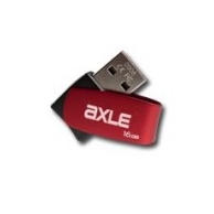 PATRIOT 8GB USB 2.0 Xporter Axle Juoda  Raudona