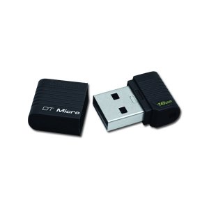 KINGSTON DT 16GB USB 2.0, Juoda